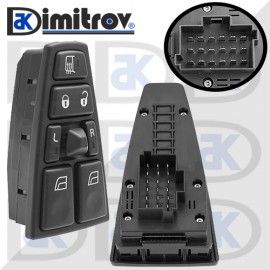 Бутони стъклоповдигане електрически огледала Volvo FH FH12 FH16 FM12 FM9